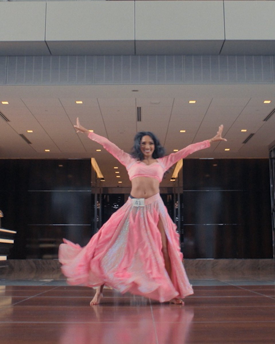 anisha absolutely crushed this audition for @dccheerleaders 😍✨ AMERICA'S SWEETHEARTS: Dallas Cowboys Cheerleaders is now playing on Netflix