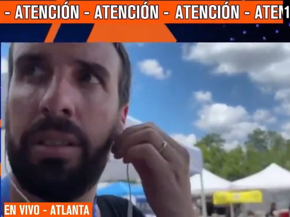 "Azzaro": Por lo que sucedió mientras hacía un móvil desde Estados Unidos durante la #CopaAmérica