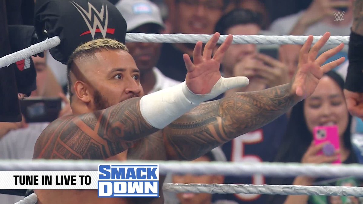 OMG! Jacob Fatu is here!!! He just took down Randy Orton with ease! 😳 #SmackDown