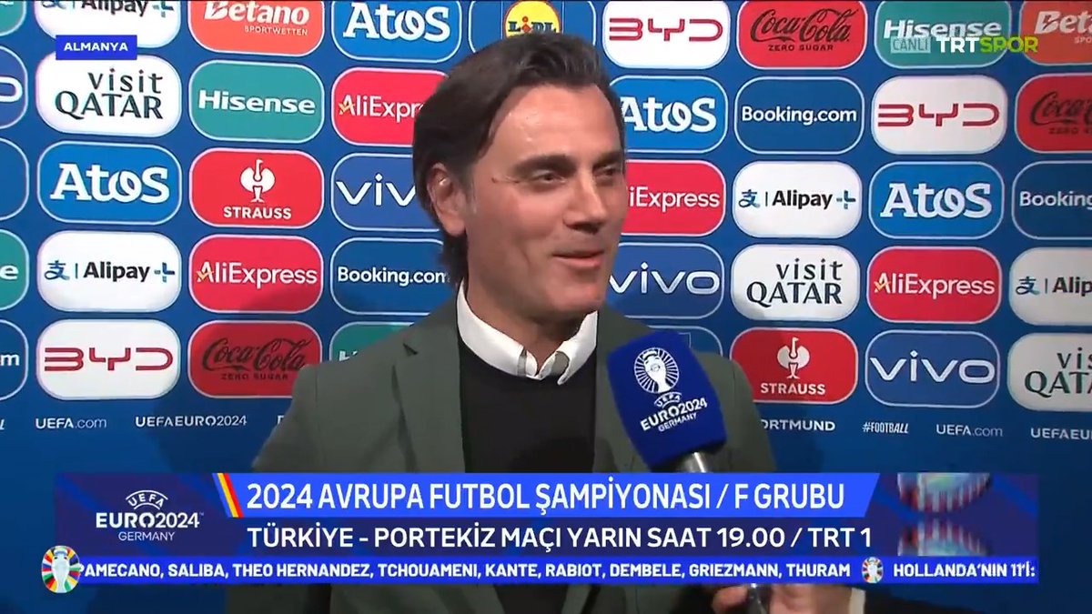 Vincenzo Montella, “Arda'da ufak bir yorgunluk belirtisi var” demiş. Tercümesi: galatasaraylı futbolcuları oynatıp, piyasa yaptırıp galatasaraya bonservis kazandırmak istiyoruz.