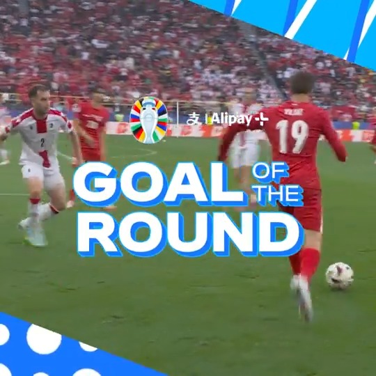 🇹🇷 Mert Müldür's insane volley is crowned as Goal of the Round winner 🥵 #EUROGOTT | Alipay+