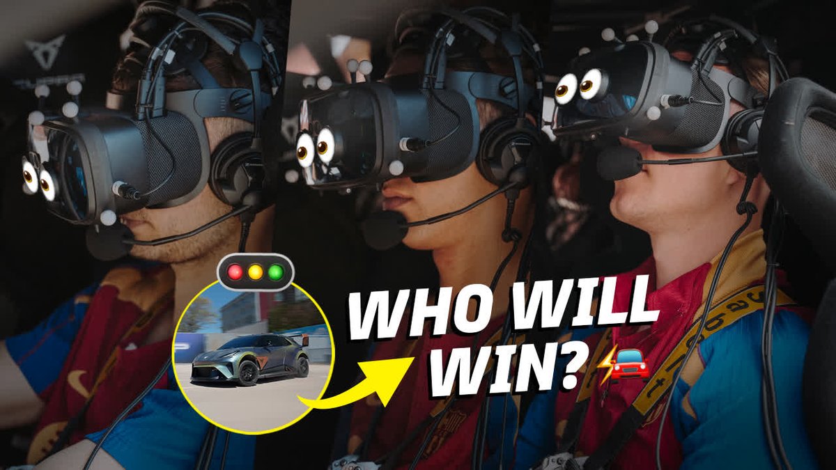 We challenged our players to compete in a race with CUPRA ⚡🏁