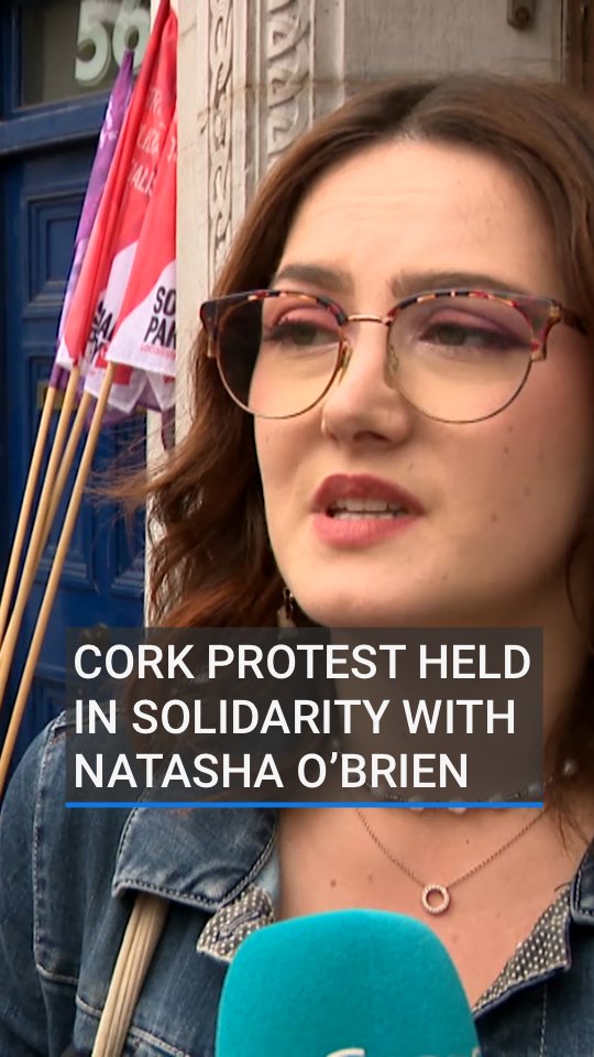 “I never go on protests but this was a red line.” Thousands of people have attended protests countrywide to show their support for Natasha O'Brien who was beaten unconscious in a street attack, for which the attacker received a fully suspended sentence |