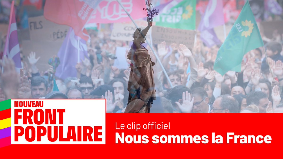 Le clip de campagne du front populaire vient de sortir Vous avez le pouvoir de tout changer.