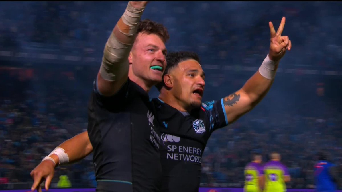 Goosebumps! 😱 The full-time scenes as Glasgow Warriors became URC Champions ⚔️🏆