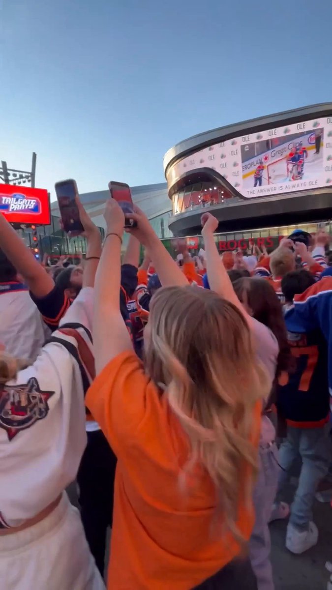 The cheers of your team being one win away from the #StanleyCup. 🥳 📺: Edmonton Oilers vs. Florida Panthers #Game7 MONDAY at 8p ET on ABC, ESPN+, Sportsnet, Sportsnet+, and TVA Sports