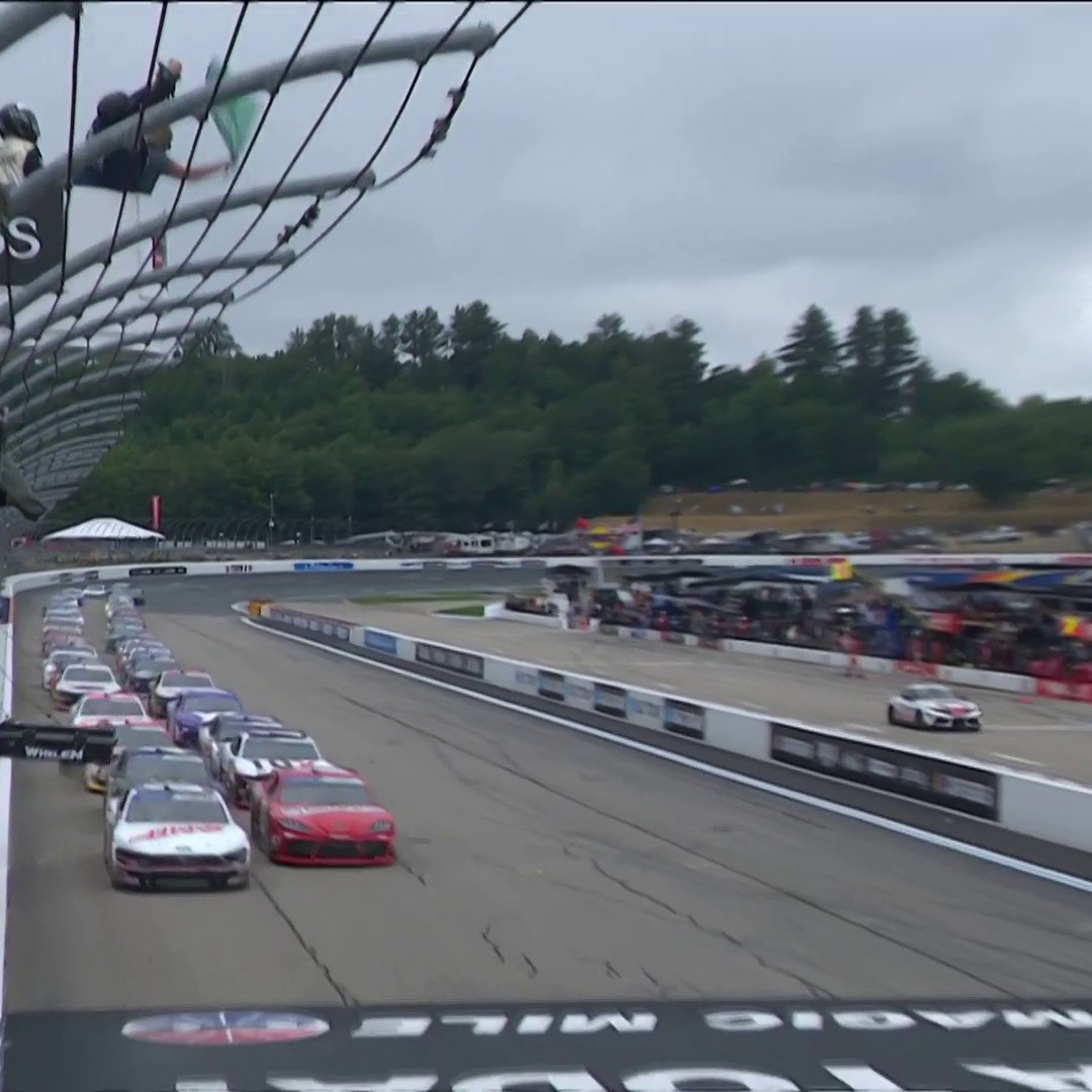 REPOST IF YOU'RE WATCHING THE NASCAR XFINITY SERIES. The rain won't slow us don't at New Hampshire on USA Network. We've got tires for that. 😎