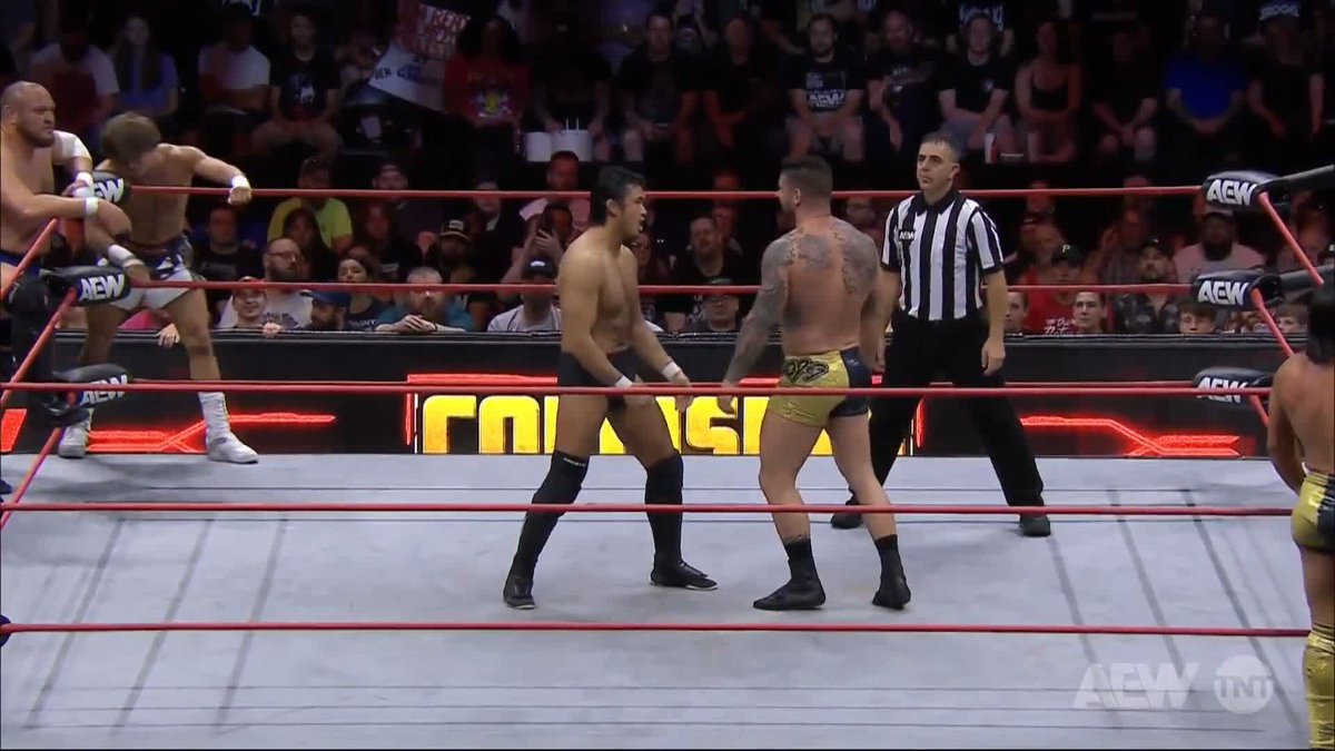 Two former #ROH Pure Champions Josh Woods & Shibata fight for dominance! Watch #AEWCollision on TNT! HOOK | Samoa Joe | 柴田勝頼 / Katsuyori Shibata | Tony Nese | Ariya Daivari | W O O D S