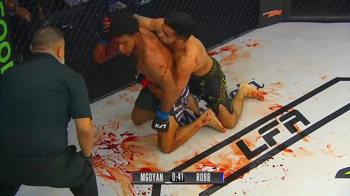 This blood is out of control 😱 #LFA186
