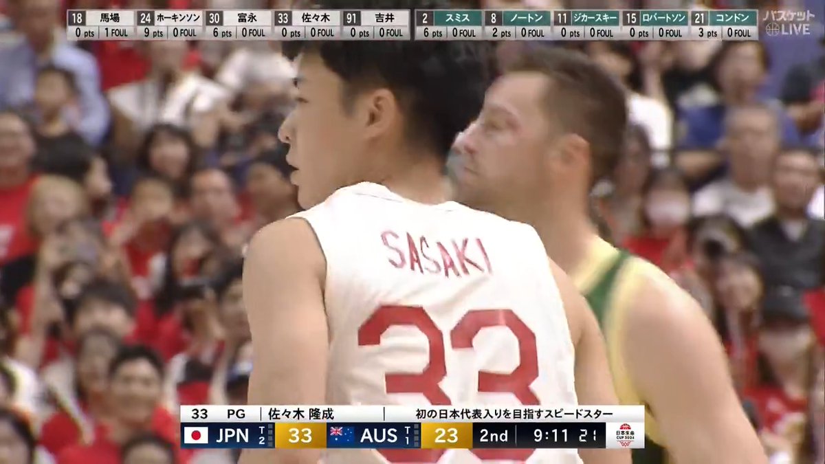 #佐々木隆成 の超速ドリブル💨💨 このドリブルには誰も追いつけない🤩 🏀日本生命カップ 2024(北海道大会)🏀 #バスケットボール #男子日本代表 🇯🇵#日本 🆚 #オーストラリア🇦🇺 ▶視聴はコチラ #バスケットLIVE ライブ/見逃し配信中📡 日本バスケットボール協会(JBA)