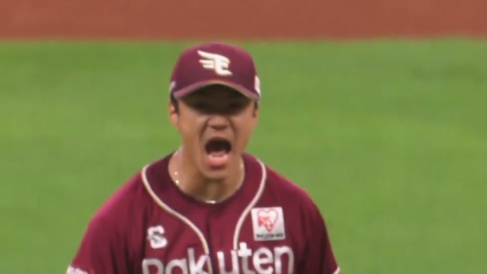 【9回裏:F 2-6 E】 魂のピッチング🔥 #則本昂大 #RakutenEagles #いただき!