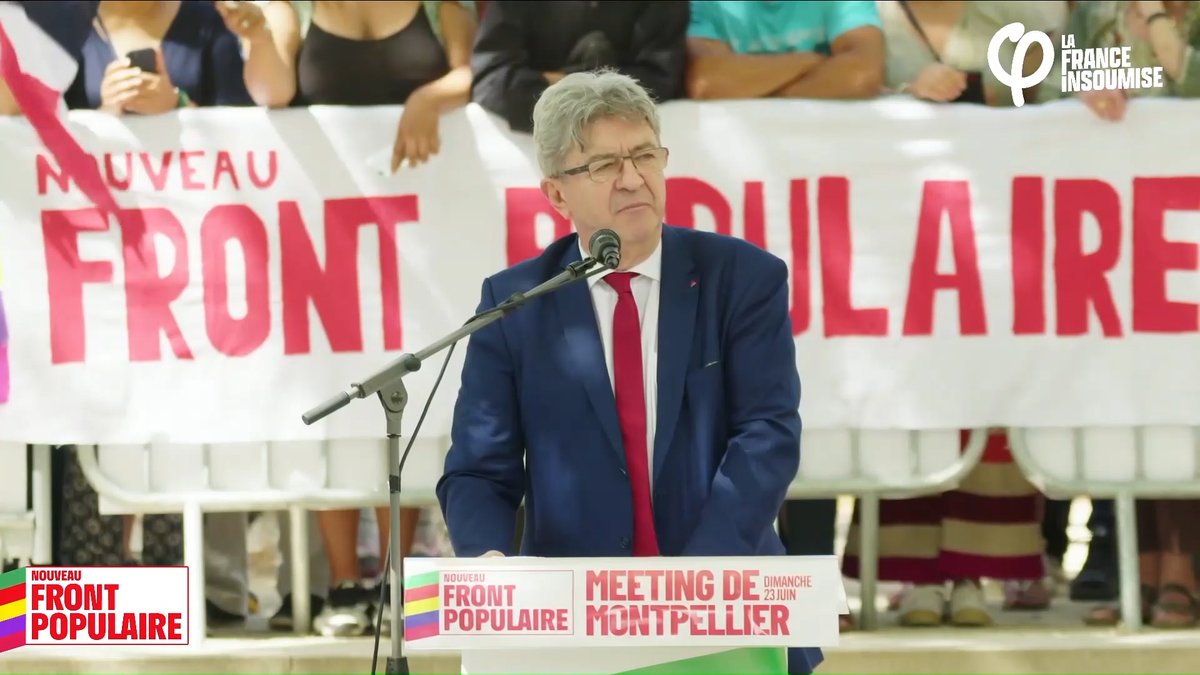 La lutte nécessaire contre l’antisémitisme est utilisée de façon abjecte pour procéder à un harcèlement infâme contre nous. Notre programme prévoit la lutte contre l’antisémitisme et contre l’islamophobie qui concerne des millions de nos compatriotes. #MelenchonMontpellier