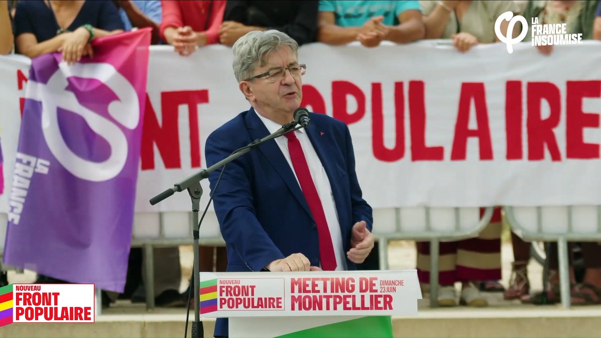 La nouvelle France est née. C’est celle où un Français sur quatre a un grand parent étranger. En 1950, c’était un sur dix. Ce pays est à nous ! Nous l’avons créé, nous l’avons fait, nous l’aimons ! Dites le à vos enfants et vos petits-enfants ! #MelenchonMontpellier