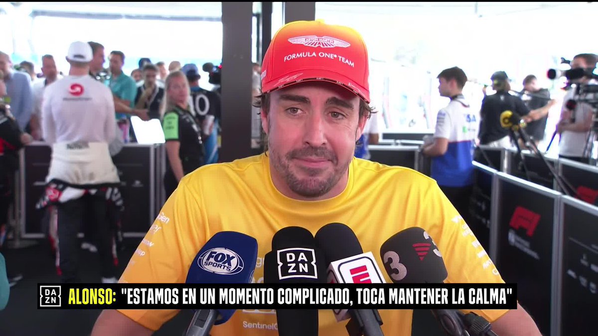 🗣️ Fernando Alonso habla muy claro sobre las evoluciones de Aston Martin "Espero las mejoras, pero también las esperamos el año pasado y al principio de este" "Es el momento de poner cosas en la pista y no prometer nada" #EspañaDAZNF1 🇪🇸