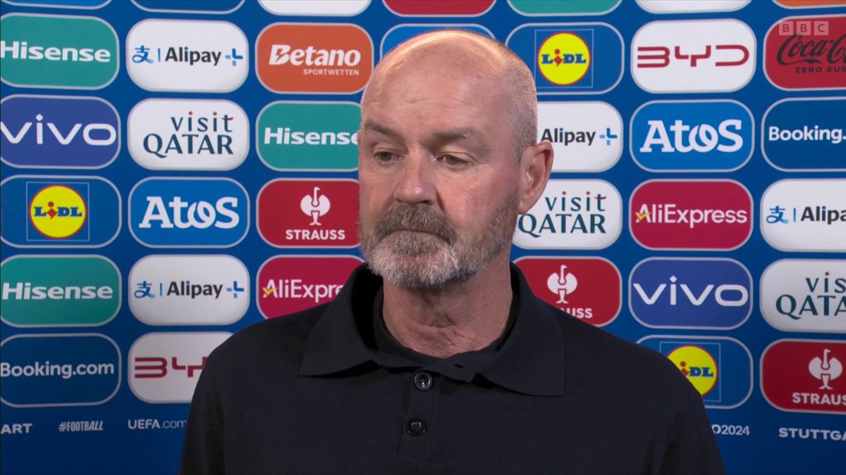 'We want to win. We want to get four points and then we'll see if that's enough' Finishing the group with just two points hasn't been on Steve Clarke's mind ahead of tonight's showdown with Hungary 👊 📺📲 Watch live on BBC One & BBC iPlayer #BBCEuros #Euro2024 #SCOHUN
