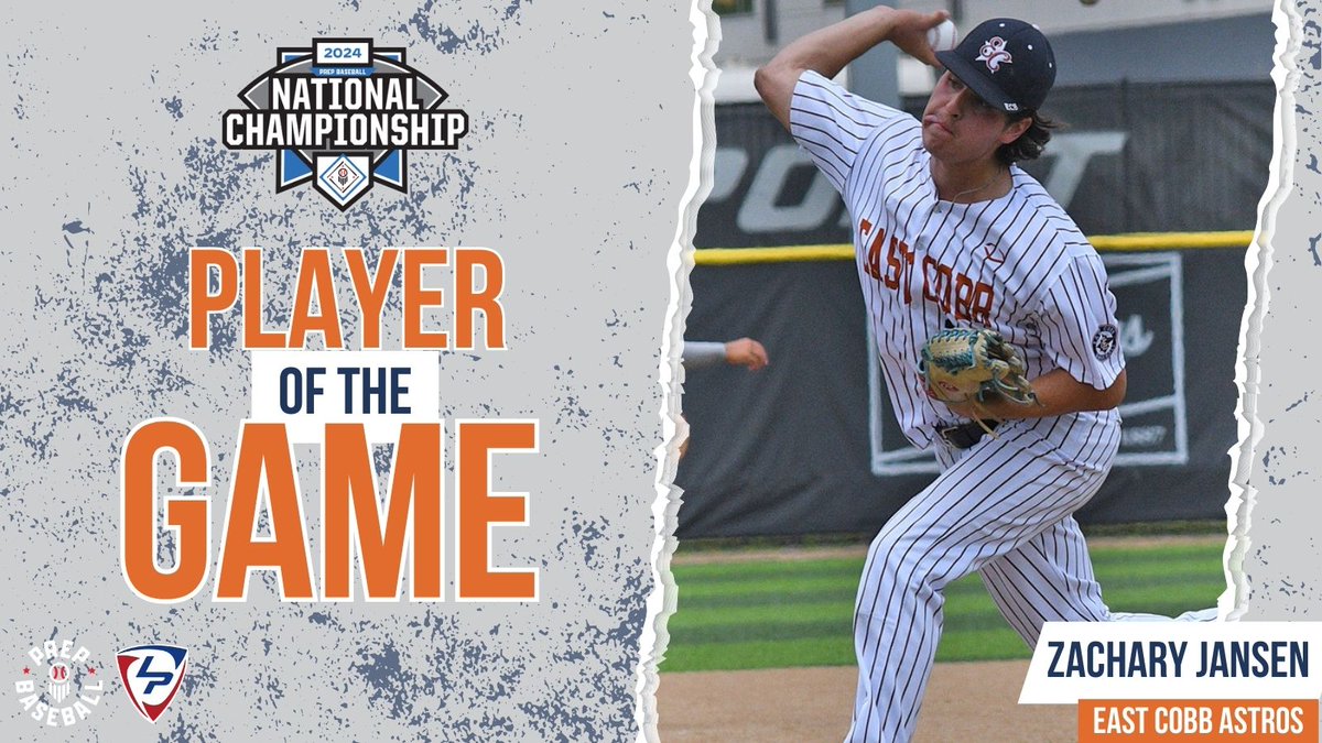 A two-hit gem earned @zachjansen26 (BLESSED TRINITY TITANS BASEBALL 🏆) Player of the Game in East Cobb Baseball's #16uNat24 win. Cory McCartney and Ian Smith dive into Jansen's performance, and he joins Grayson Rosen. Prep Baseball | Prep Baseball Georgia