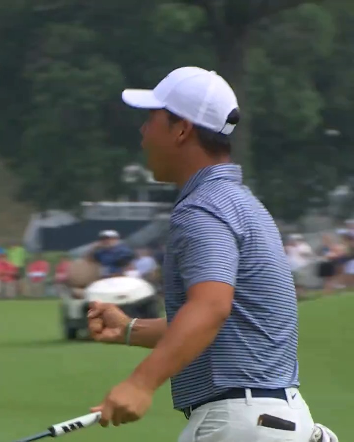 Needed it, got it!! 🔥 Tom Kim makes birdie while Scottie Scheffler makes par. A playoff will determine the winner TravelersChamp.