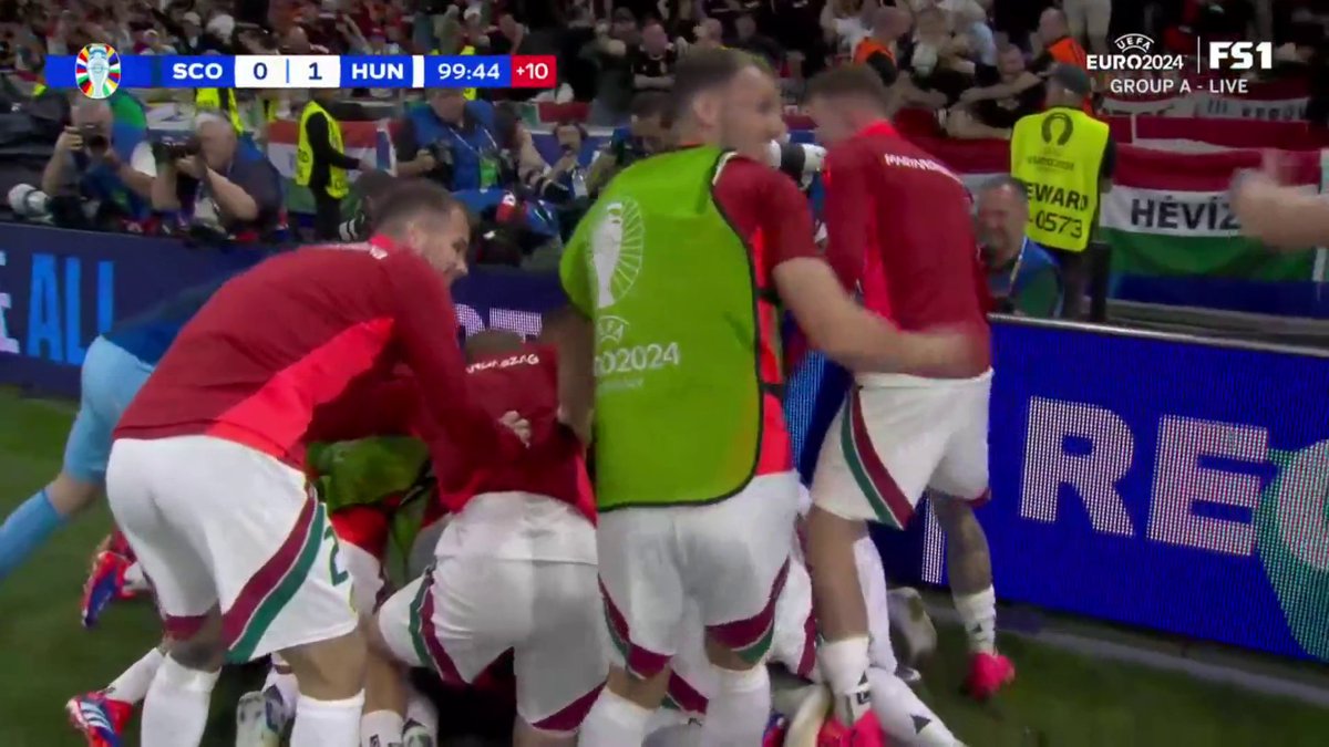 UNBELIEVABLE, ABSOLUTE SCENES 🤯🤯 HUNGARY TAKES THE LEAD IN THE 100TH MINUTE 🇭🇺