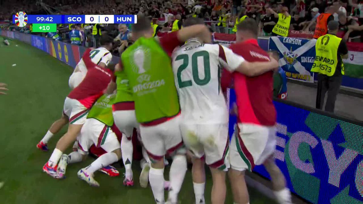 🤯🇭🇺 LA CONTRA DE HUNGRÍA A LOS 100 MINUTOS PARA GANÁRSELO A ESCOCÍA.