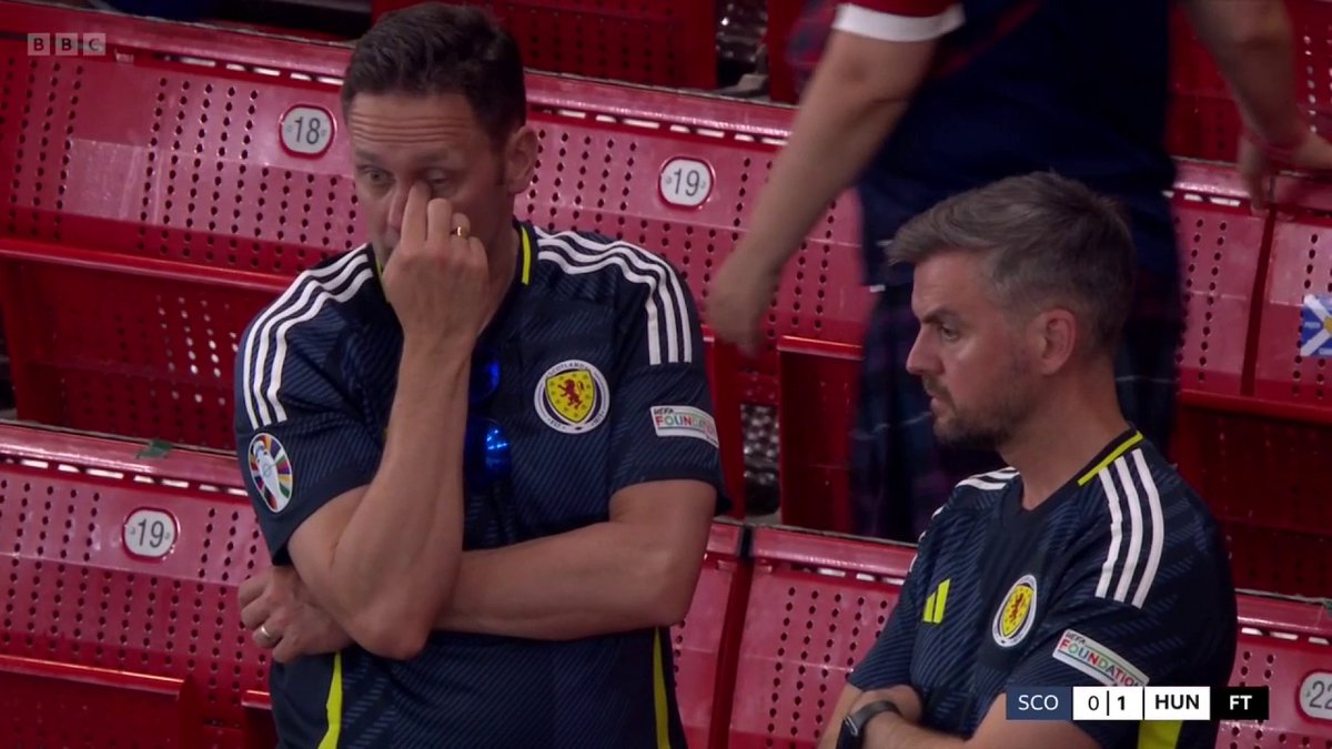 "We all will hurt tonight, but we will come back." ❤ No Scotland, no party. Euro 2024 won't be the same without the Tartan Army 🏴 #SCOHUN #Euro2024