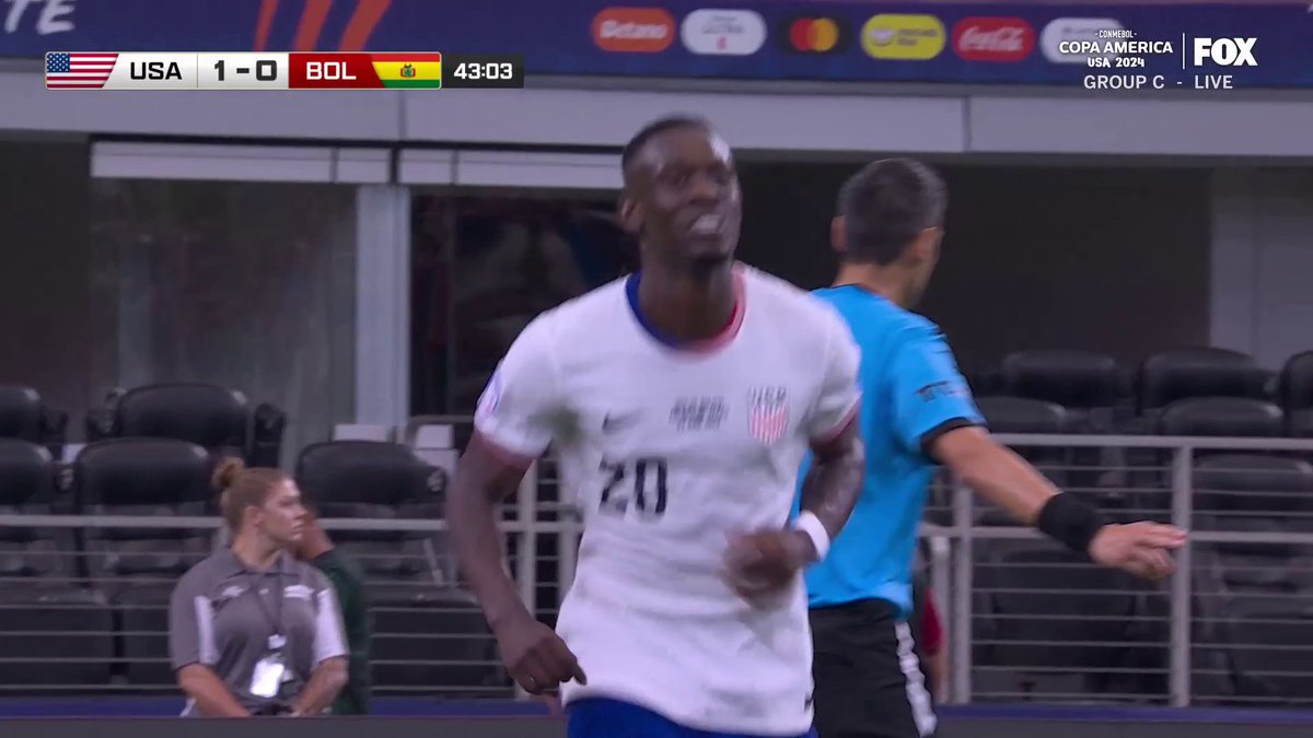 FLORIAN. BALOGUN. 🔥 Balogun doubles the U.S. Soccer Men's National Team's lead in the first half ✌️🇺🇸