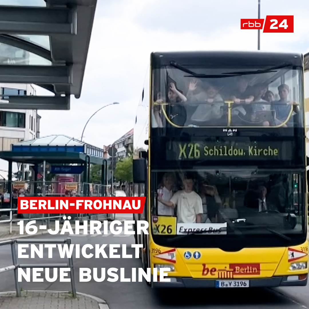 Na, was habt ihr so mit 16 gemacht? Ben Henning hat mal eben eine neue Buslinie im #Berlin⁣er Norden entwickelt. Die #BVG will nach einer erfolgreichen Probefahrt nun prüfen, ob die Linie auch regulär eingerichtet wird.