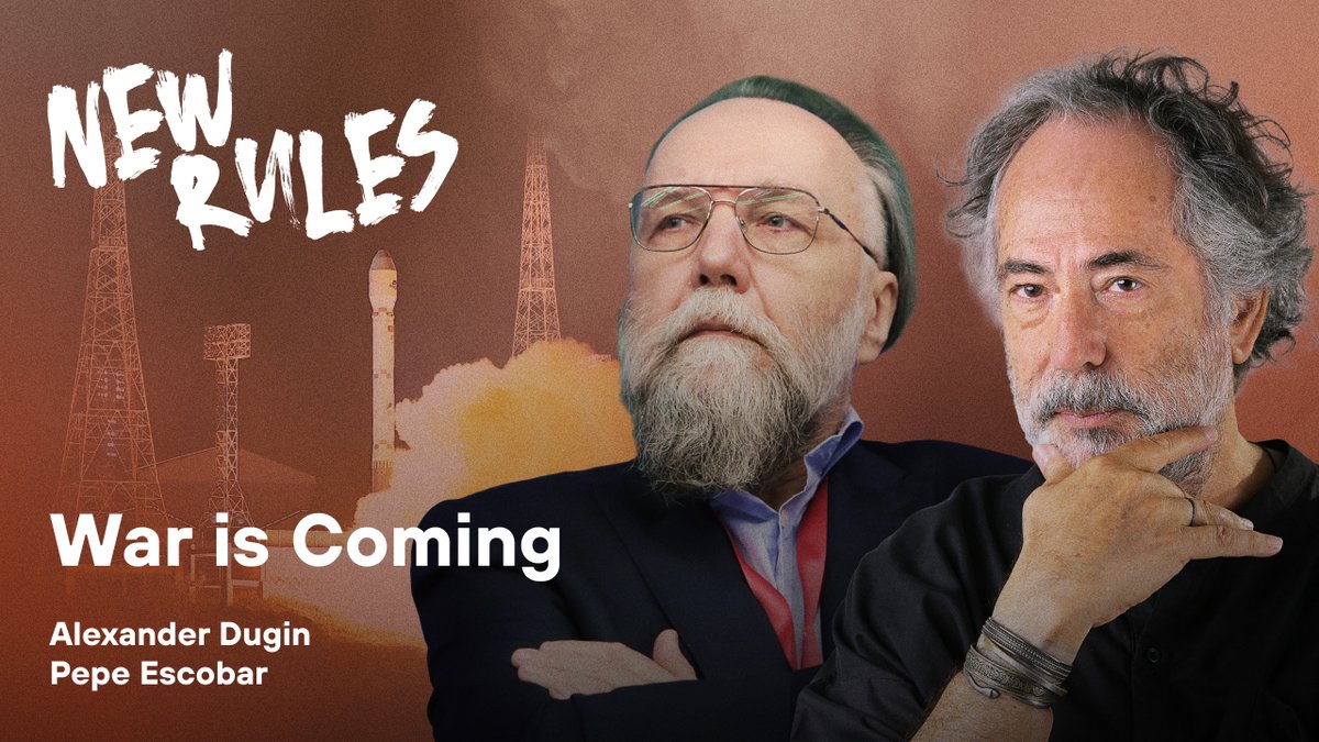 🌏⚔️ Global Axis of Resistance Alexander Dugin and Pepe Escobar join us to discuss how Russia, China, North Korea, and the Islamic world can defeat Western hegemony. #NewRulesPodcast The Fire destoryer of facist russia! Pepe Escobar