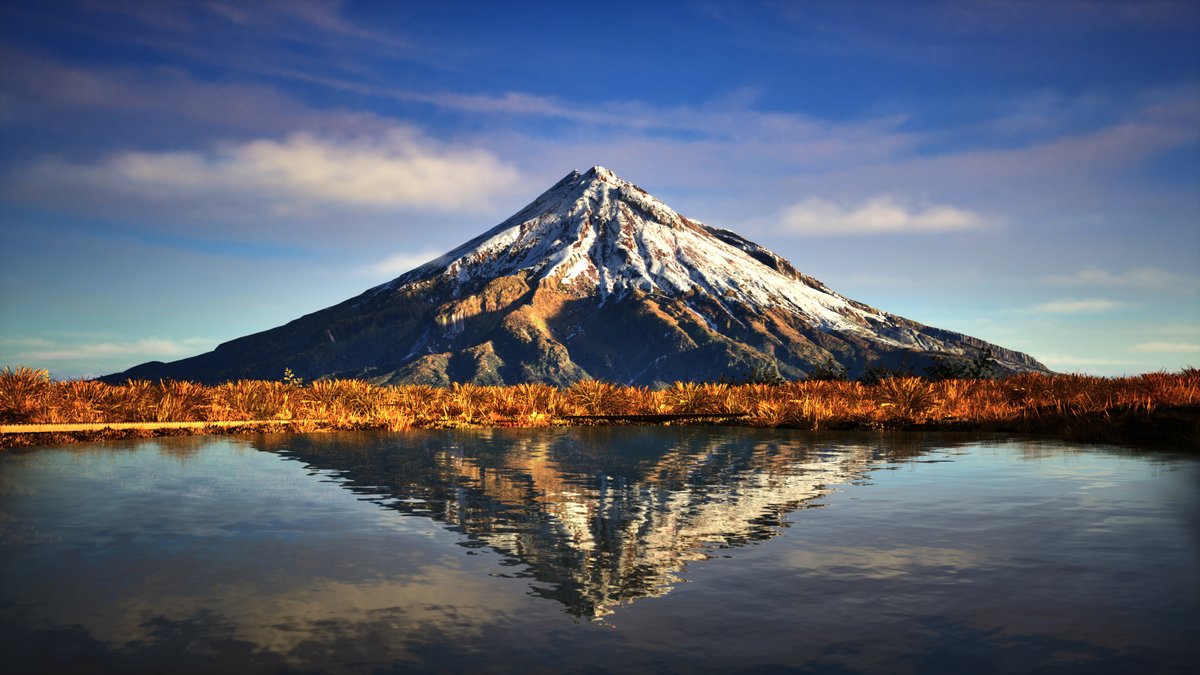 Behold the scale of this 1:1 replica of Mt Taranaki that combines the accuracy of real-world geospatial data with the real-time rendering power of UE5 ⛰️ The creator Leo Li is turning the project into a first-person experience with dynamic real-time interactivity.