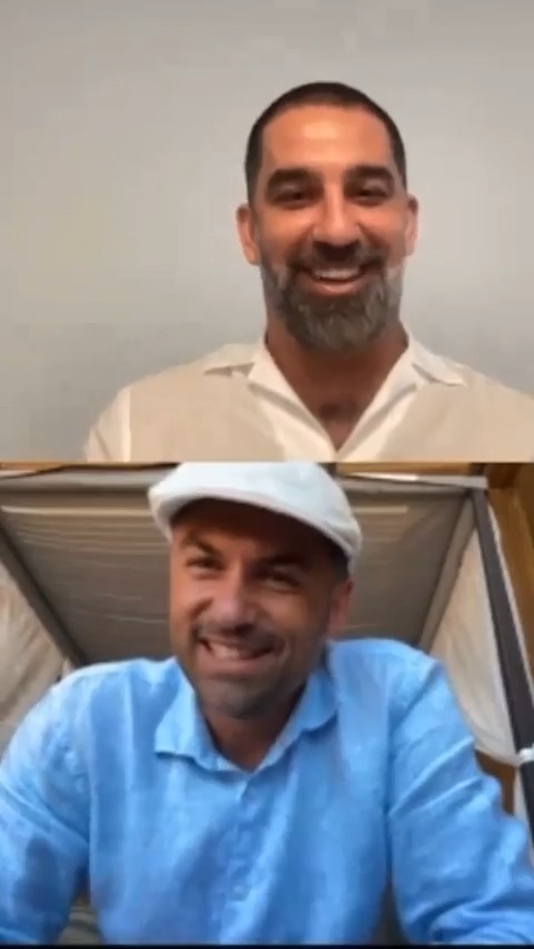 Arda Turan: "Bir kriz varsa hemen gelelim dedik bizsiz olmaz diye 😂 Herkese merhabalar diliyorum." (Furkan Bozoğlu)