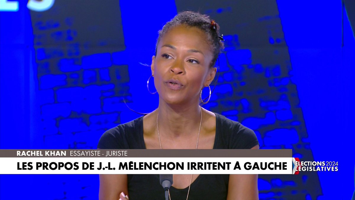 Rachel Khan, essayiste et juriste, sur les propos de Jean-Luc Mélenchon qui fait le lien entre antisémitisme et islamophobie : «C'est à vomir», dans #Punchline