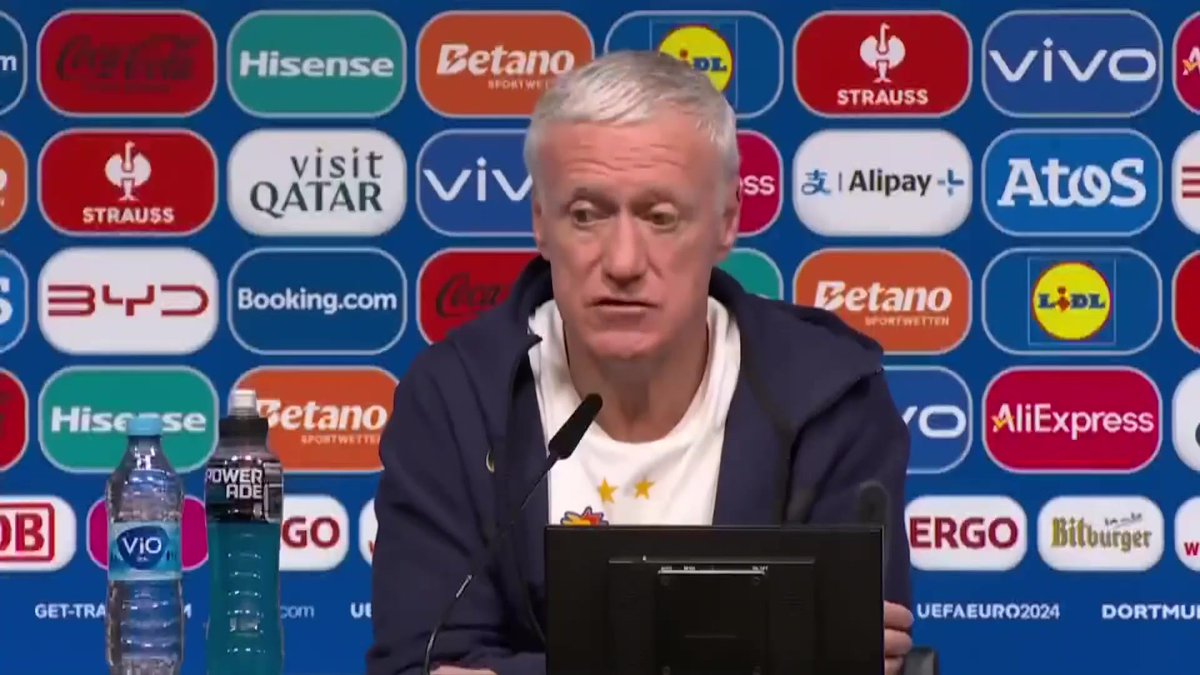 💬 Didier Deschamps interrogé sur la rotation et la répartition du temps de jeu des remplaçants #Euro2024