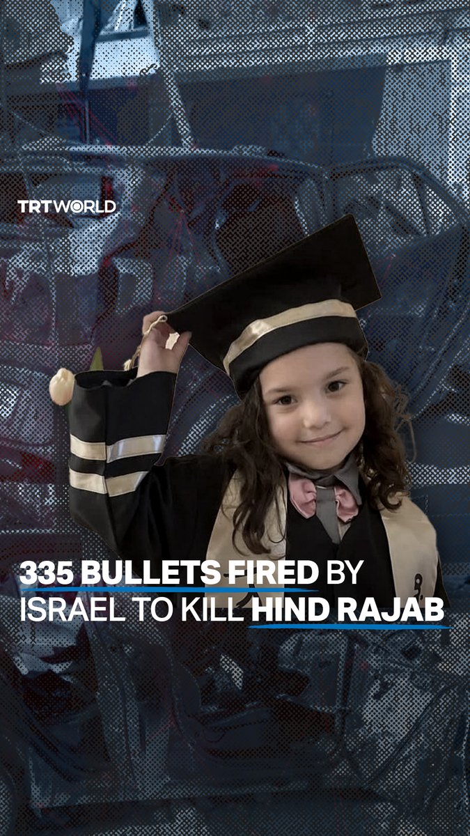 335 bullets from an Israeli tank hit 6-year-old Palestinian child Hind Rajab’s car, according to a UK-based forensic investigation team which has also found that it is “not possible” the tank couldn’t see children inside the car