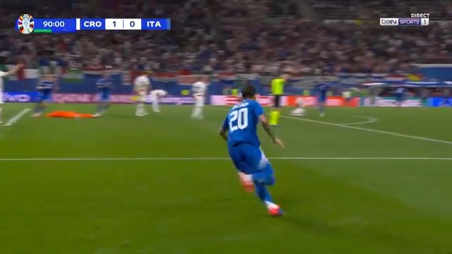 Le but italien de Mattia Zaccagni qui sort la Croatie de l’#EURO2024. 🇮🇹😱