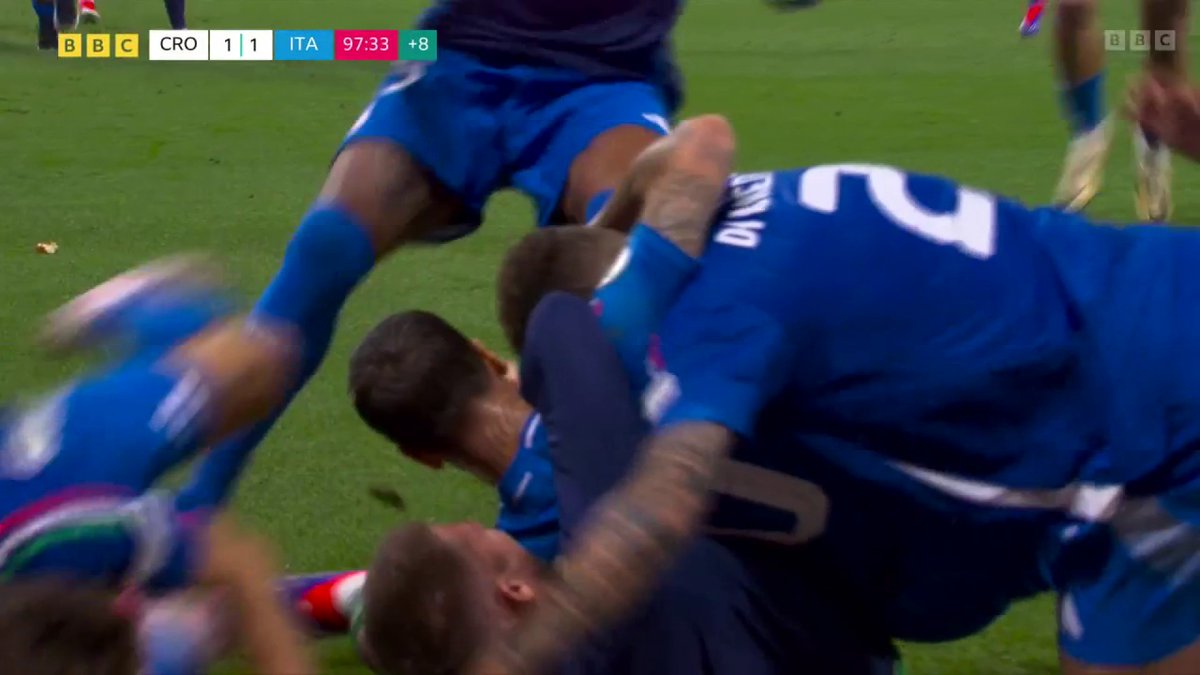 The 'legging it off from your teammates' is one of the greatest forms of goal celebration