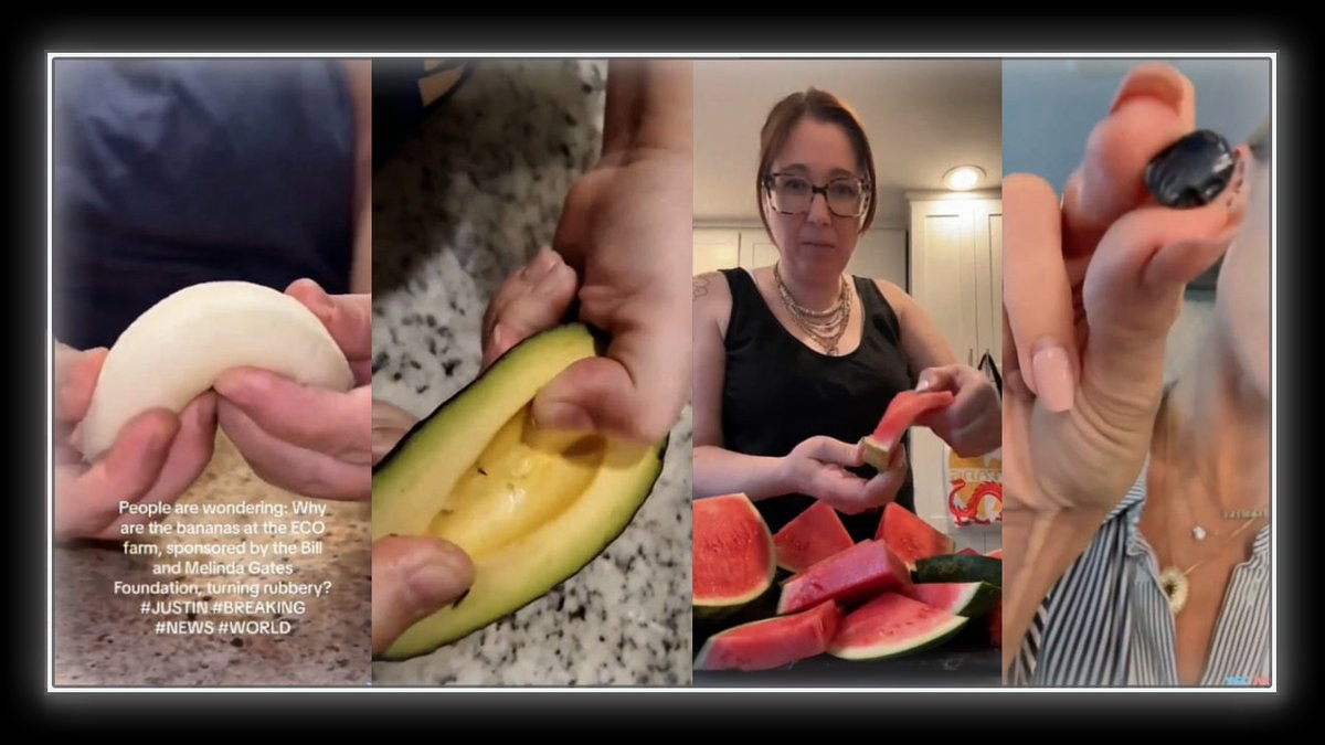 VIDEO: Bill Gates' Apeel Treatment Turns Food Into Rubber Zombies