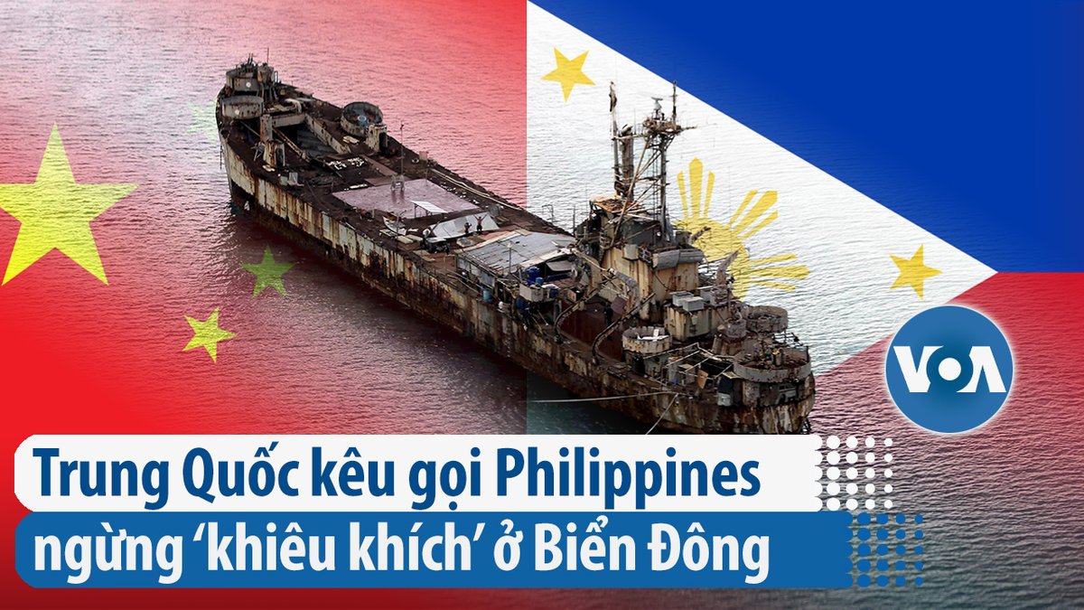 Trung Quốc kêu gọi Philippines ngừng ‘khiêu khích’ ở Biển Đông