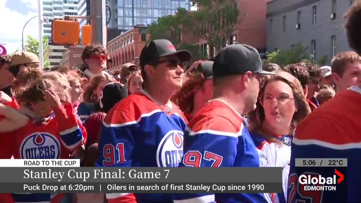 Thousands of Edmonton Oilers fans have descended upon the outdoor viewing areas at Rogers Place. As Morgan Black explains, some tried to storm gates, leading to medics being called as panic set in. As of 5:18 p.m., Edmonton Police said the fan parks have reached capacity. #yeg