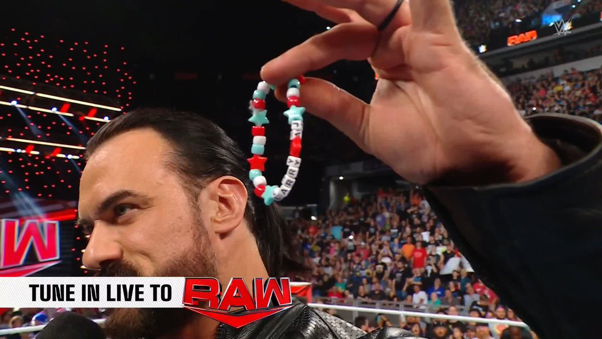 Did Drew just cross the line on #WWERaw?