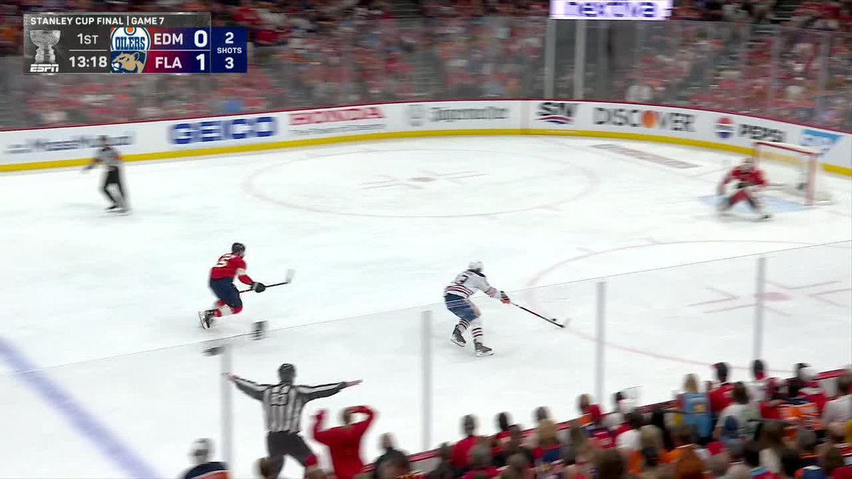 THE OILERS RESPOND WITH A GOAL OF THEIR OWN 😱 📺 ABC/ESPN+