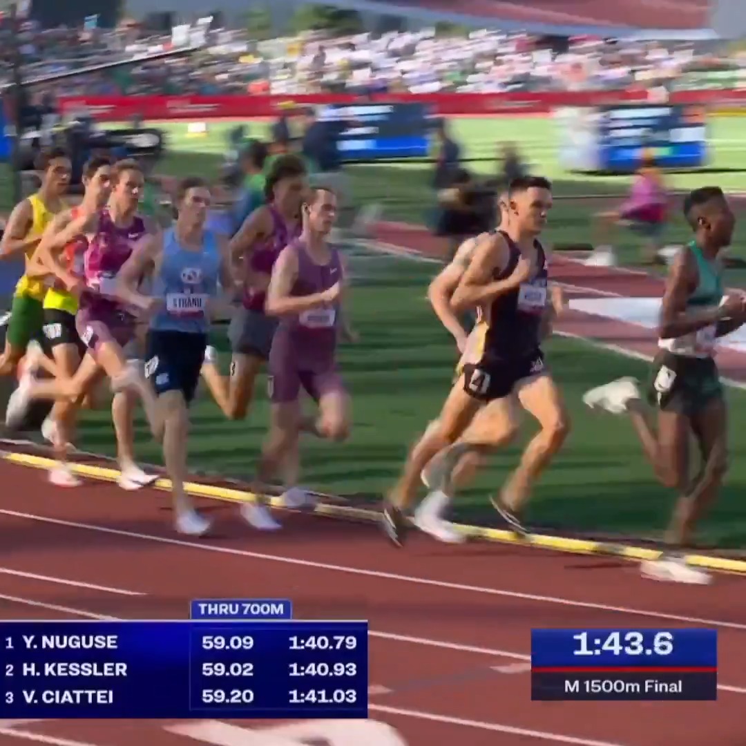 A must-see race‼️ A record-breaking men’s 1,500m final at the U.S. Olympic Trials #TrackFieldTrials24