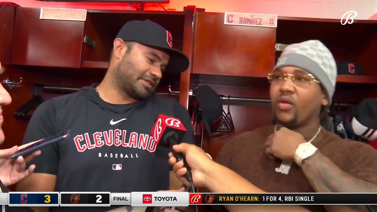 "The focus was staying close, staying to the middle, and that's the best thing I could do." José Ramírez had a simple approach in his sixth-inning at-bat where he hit a solo home run and put the Cleveland Guardians ahead for good in a 3-2 win in Baltimore. #ForTheLand