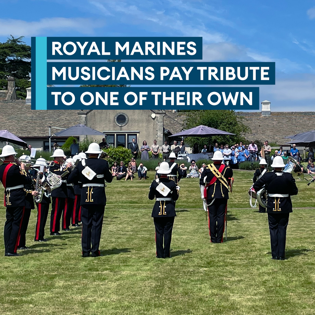 Watch Royal Marines musicians in an emotional performance for their terminally ill bandmate Sophie Ward’s bed was moved onto the patio adjoining her room so she could see her beloved The Bands of HM Royal Marines on the grounds of a hospice in Wiltshire Read more: