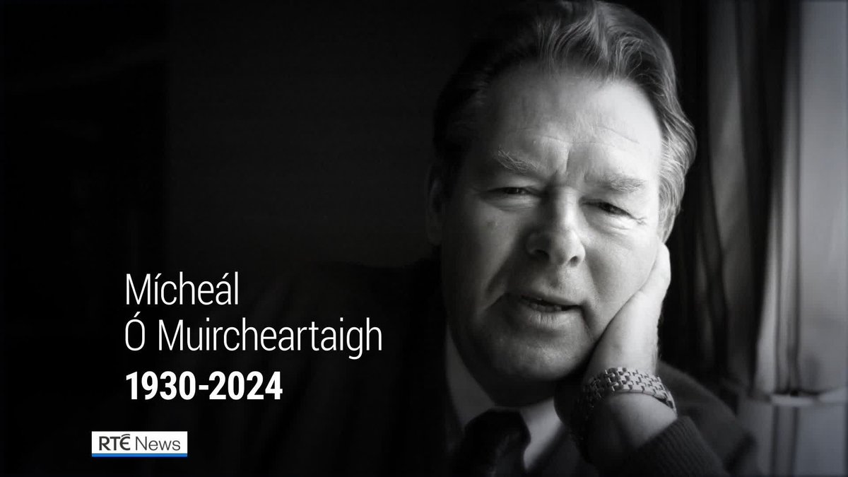 The death has occurred of Mícheál Ó Muircheartaigh at the age of 93. @martymofficial pays tribute to an icon of GAA broadcasting