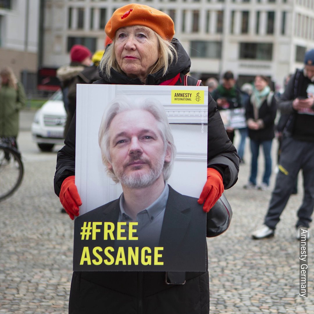 GOOD NEWS: Julian Assange is on his way to freedom. Thank you to all those who have campaigned with us for #Assange over the years. The fight for press freedom continues ✊
