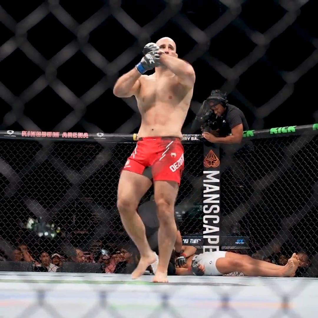 This angle of the @Volkan_Oezdemir knockout! 🔥 📺 Watch #UFCSaudiArabia now streaming on UFC FIGHT PASS!