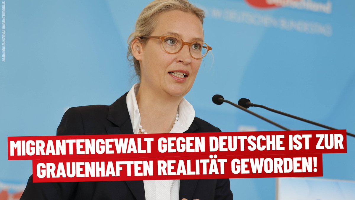 "#Migrantengewalt gegen Deutsche ist zu einer grauenhaften Normalität geworden. Und diese Normalität können und dürfen wir nicht akzeptieren!" #DeshalbAfD #AfD