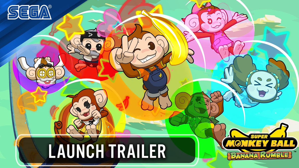 ๐ THE RUMBLE BEGINS! ๐ Super Monkey Ball Banana Rumble is NOW AVAILABLE! ๐ ๐บ๏ธ 200 all-new stages ๐ฎ 4 player local or online co-op ๐ต Battle with 16 players from around the world ๐ Show your style with over 300 items ๐ Spin Dash past the competition