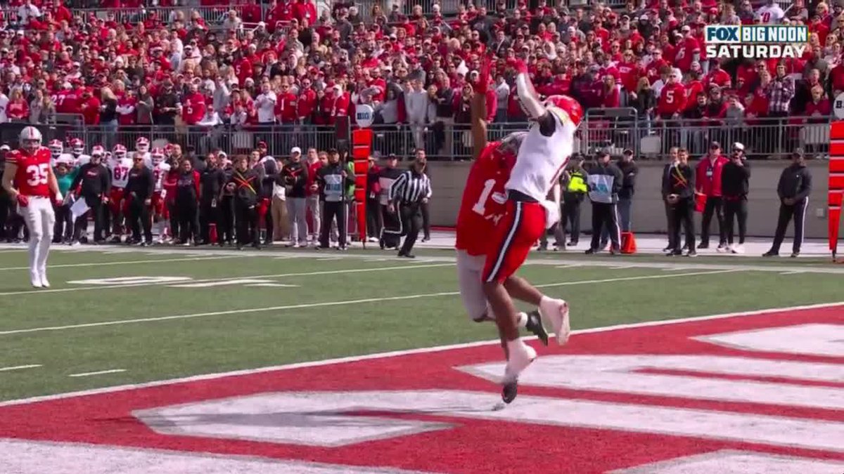 Kaden Prather's 2023 Maryland Football TD reel is impressive. 💯 #TouchdownTuesday x #B1GFootball