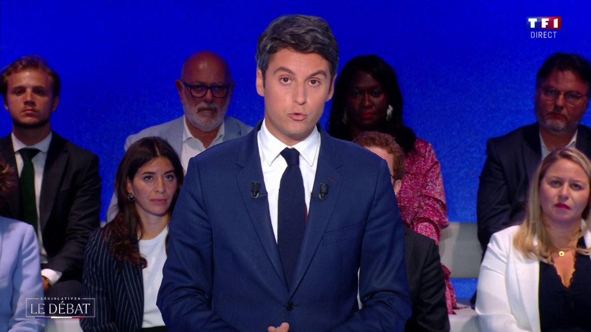 🗣️ "Avec nous, les Français ont la certitude que nous n'augmenterons pas les impôts" promet Gabriel Attal pour sa conclusion ▶️ #LeDébatTF1