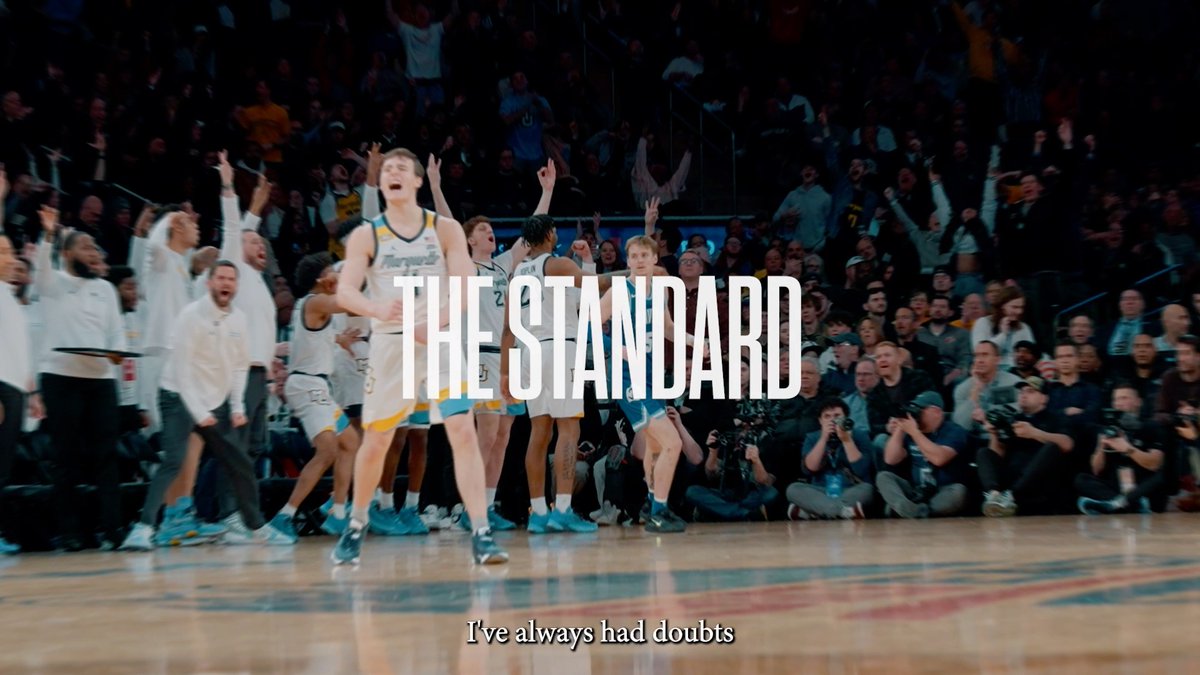 Thank you for helping set The Standard. @KolekTyler | #MUBB